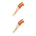 thumbnail image 1 of Transemion Microfiber Cleaning Brush Durable And User Friendly Easy To Clean Blinds Window Duster Scratch-proof PP Made Orange 2Set, 1 of 6
