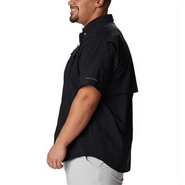 Columbia Men's Bahama II Short Sleeve Shirt, X-Large/Tall, Black