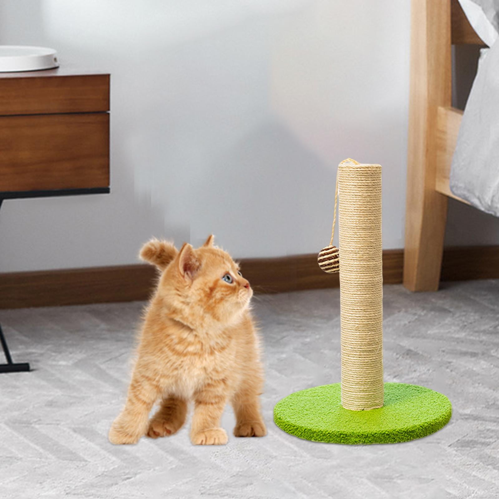 Bvdfgk Cat Scratching Post Sisal Rope Scratch Posts Climbing 17.7" Tall Lightweight