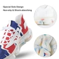 thumbnail image 7 of Stripe Line Pattern Walking Shoes for Men Woman Lightweight Tennis Fashion Elastic Sports Shoes Cushion Basketball Shoes, 7 of 7