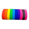 thumbnail image 4 of OULII 100Pcs Kids Safety Wrist Band Assorted Color Solid Design Party Favor, 4 of 7