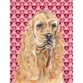 thumbnail image 1 of Caroline's Treasures Dalmatian Hearts Love and Valentine's Day House Vertical Flag, 1 of 7