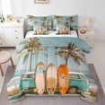 thumbnail image 1 of Erosebridal Rv Car Bed In A Bag Full Size,Ocean Surfing Bed Set,Hawaiian Beach Decoration,Reversible,Breathable,7-Piece, 1 of 1