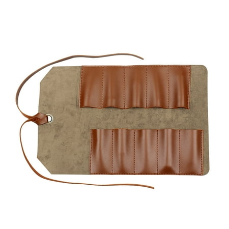 

Home Tool Bag Professional Leather Roll Up Pouch With 10 Slots Fashion Portable