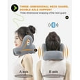 thumbnail image 6 of Bluetooth Music Portable Support Memory Foam Travel Pillow for Airplane U-shaped Neck Pillow, 6 of 6