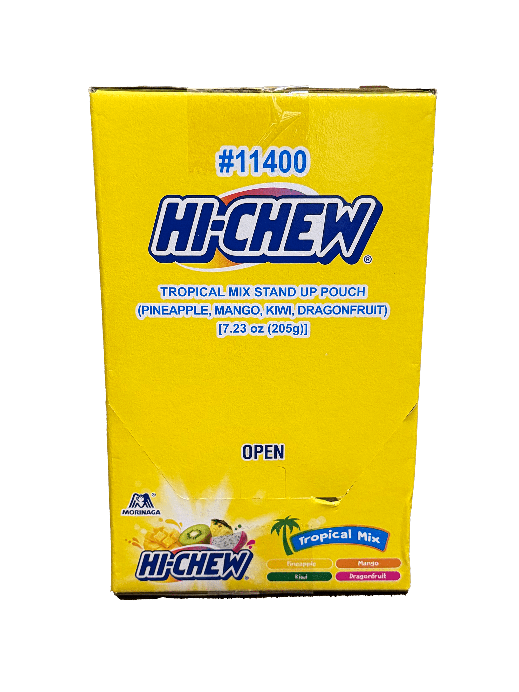 HI-CHEW Chewy Candy Tropical Mix Stand up Pouch, 7.23 oz