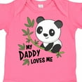 thumbnail image 4 of Inktastic My Daddy Loves Me Cute Panda Boys or Girls Baby Bodysuit, 4 of 5