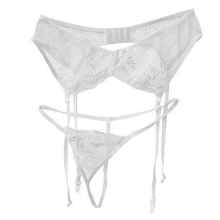 GHSOHS Womens Underwear Thongs Panties for Women Panties for Women Plus Size Underwear Lingerie Women Valentine Lace Sleepwear Nightwear Ladies Cotton Crotch Seamless Underpants White Panty Tumm XL