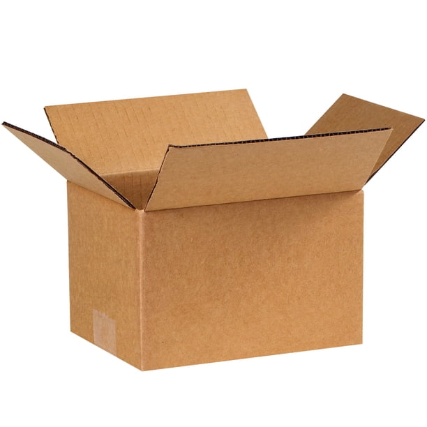 Partners Brand Cajas De Cartón Corrugado Pequeñas De 8X6X5, 8 De Largo X 6 De Ancho X 5 De Alto, Paquete De 25 | Caja De Almacenamiento Móvil De Embalaje De Envío Para Cajas A Granel Al Por Mayor Fuer