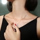thumbnail image 4 of Collar con colgante de moissanita y flor de sol, collar de boda, cadena para clavícula, collar para mujer, 4 of 7