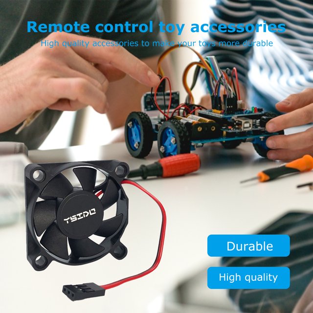 4510 11000RPM 45mm 8.4V RC Motor de coche ESC Ventilador de enfriamiento de disipación de calor