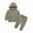 Z-Dark Gray, variant on Girls Boys 2 Piece Tracksuit Athletic Sweatsuits Sets Hooded Sweatshirt and Jogger Sweatpants Clothing Sets for Kids Pullover Outfits (Dark Gray,110)