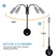 thumbnail image 5 of Luz de lectura para RV WishOmee regulable con puerto de carga USB, 5 of 7