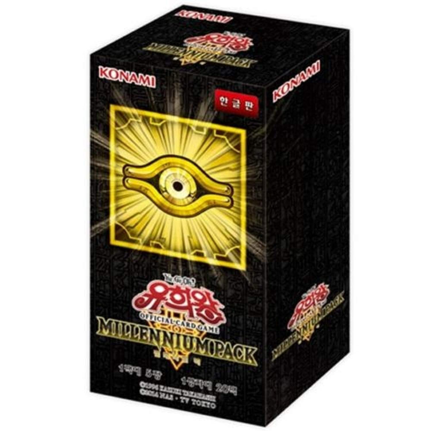 Konami Yu-Gi-Oh Yugioh Card Millennium Pack Booster Box 20 Packs TCG OCG 100 Cards Korean ...