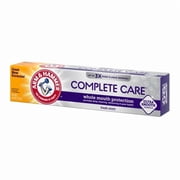 ARM & HAMMER Complete Care Clean Enamel-Safe Plaque Toothpaste Value Pack, Mint, 6 Oz, 6 Pack