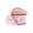 Peppermint Candies on Pink, variant on LaRibbons 2 1/2" Wired Reversible Dupioni, Santa Face w/ Pink and Red Backing, 10 Yard Roll