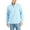 Blue, variant on Club Room Men's Stretch Quarter-Zip Fleece Sweatshirt Shallow Blue-Size Small