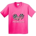 thumbnail image 3 of Inktastic Mommy's Racing Princess Pink Race Car Youth T-Shirt, 3 of 5