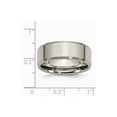 thumbnail image 2 of Titanium Beveled Edge 8mm Brushed and Polished Band, 2 of 8