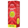 thumbnail image 3 of (2 pack) Callaway Golf 2024 Chrome Soft 360 Triple Track Golf Balls (Yellow) 12pk, 3 of 4