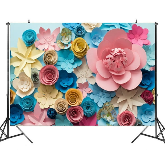 Ploknplq Backdrop Photo Backdrop 3D Background Cloth Imitation Wood Grain Photography Shooting Background Cloth Backdrop Stand for Parties