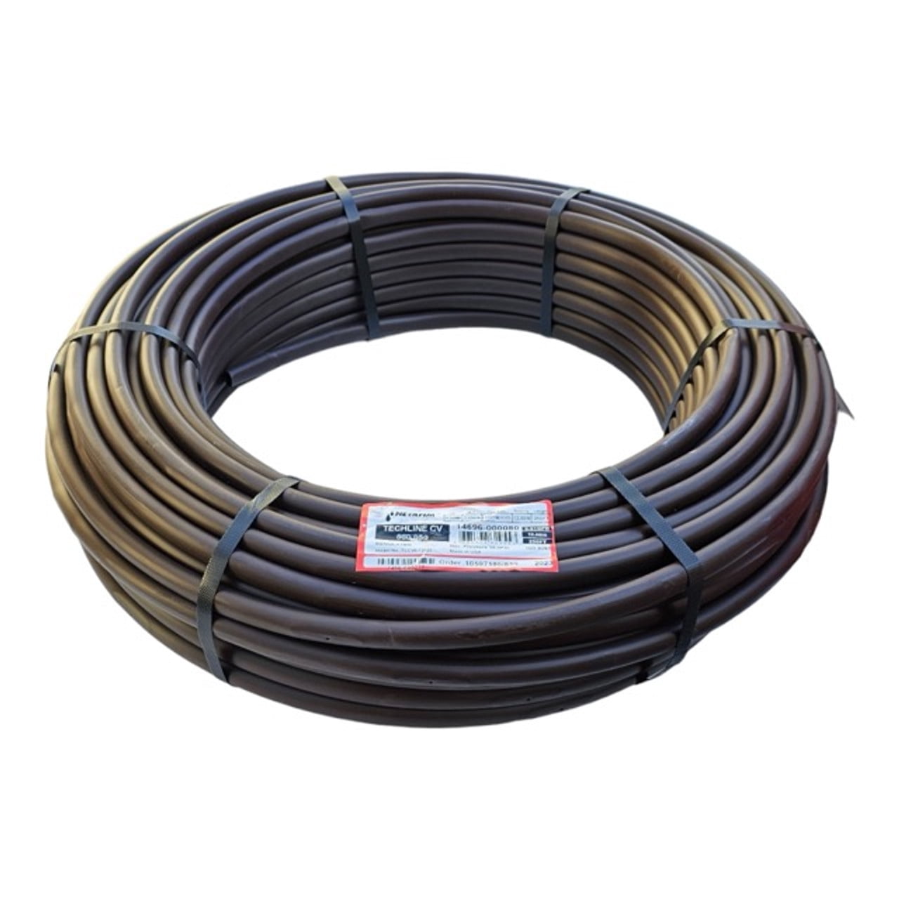Netafim Techline CV 17mm Emitter Tubing, 12" Spacing, 0.6 GPH | TLCV6-1201 | pressure-compensating dripline | (250')