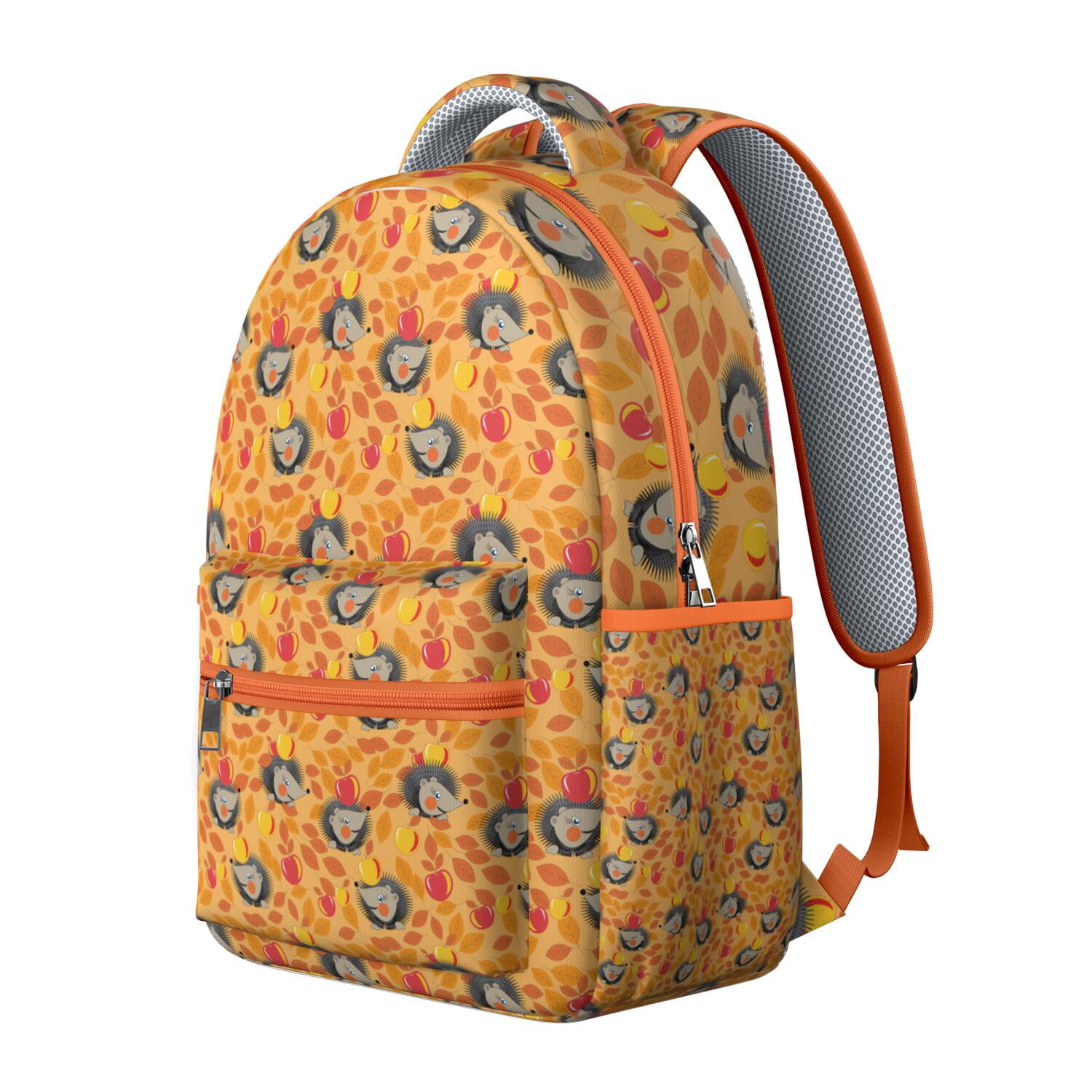 Cute Badger Embroidered Backpack - Waterproof School Bag for College Students, Lightweight Bookbag with Padded Straps, Fashionable Gift Idea