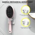 thumbnail image 4 of CHIKANSTORE Hair Brush Holder, 4PCS Adjustable Wall Mount Hair Brush Organizer, Self-Adhesive Hairbrush Holder Organizer, No Drilling Blow Dryer Hanger Wall Mount for Bathroom, 4 of 7