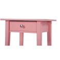 thumbnail image 5 of LYKE Home Open Shelf Pink Nightstand, 5 of 5