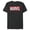 Dark Heather, variant on Logo Melting Paint Drip - Short Sleeve Blended T-Shirt for Adults - Customized-Purple