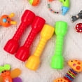 thumbnail image 3 of LIOOBO 4 Pcs Plastic Dumbbells Ergonomic Children Morning Exercise Barbells Hand Bar for Kindergarten (Random Color), 3 of 5