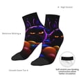 thumbnail image 5 of Saiise Five Nights At FreddyS Funny Socks Men Women Adults Novelty Graphic Crew Tube Socks Crazy Design Casual Dress Socks for Sports,Running,Travel, 5 of 7