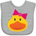 thumbnail image 3 of Inktastic Duck Girls Girls Baby Bib, 3 of 4