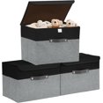 thumbnail image 1 of Storage Box with Lid Decorative Box Large Storage Bins with Lid ( & with Flip Lid), 1 of 9