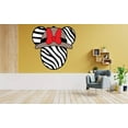thumbnail image 2 of Minnie Mouse Zebra Safari Cartoon Character Decors Wall Sticker Art Design Decal for Girls Boys Kids Room Bedroom Nursery Kindergarten Home Decor Stickers Wall Art Vinyl Decoration (20x20 inch), 2 of 2
