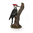 thumbnail image 4 of Hi-Line Gift Ltd 87758-R Pileated Woodpecker On A Tree Trunk Garden Statue, 4 of 4
