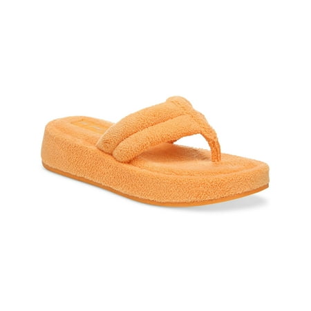 

Circus by Sam Edelman Womens Laina Faux Fur Flip-Flops Platform Sandals