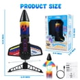 thumbnail image 6 of JUGAAD LIFE Rocket Launcher for Kids, 200 Feet Auto Electric Rocket Toys with Safe Parachute, Outdoor Backyard Toys, Birthday Gifts for Boys & Girls, 6 of 7