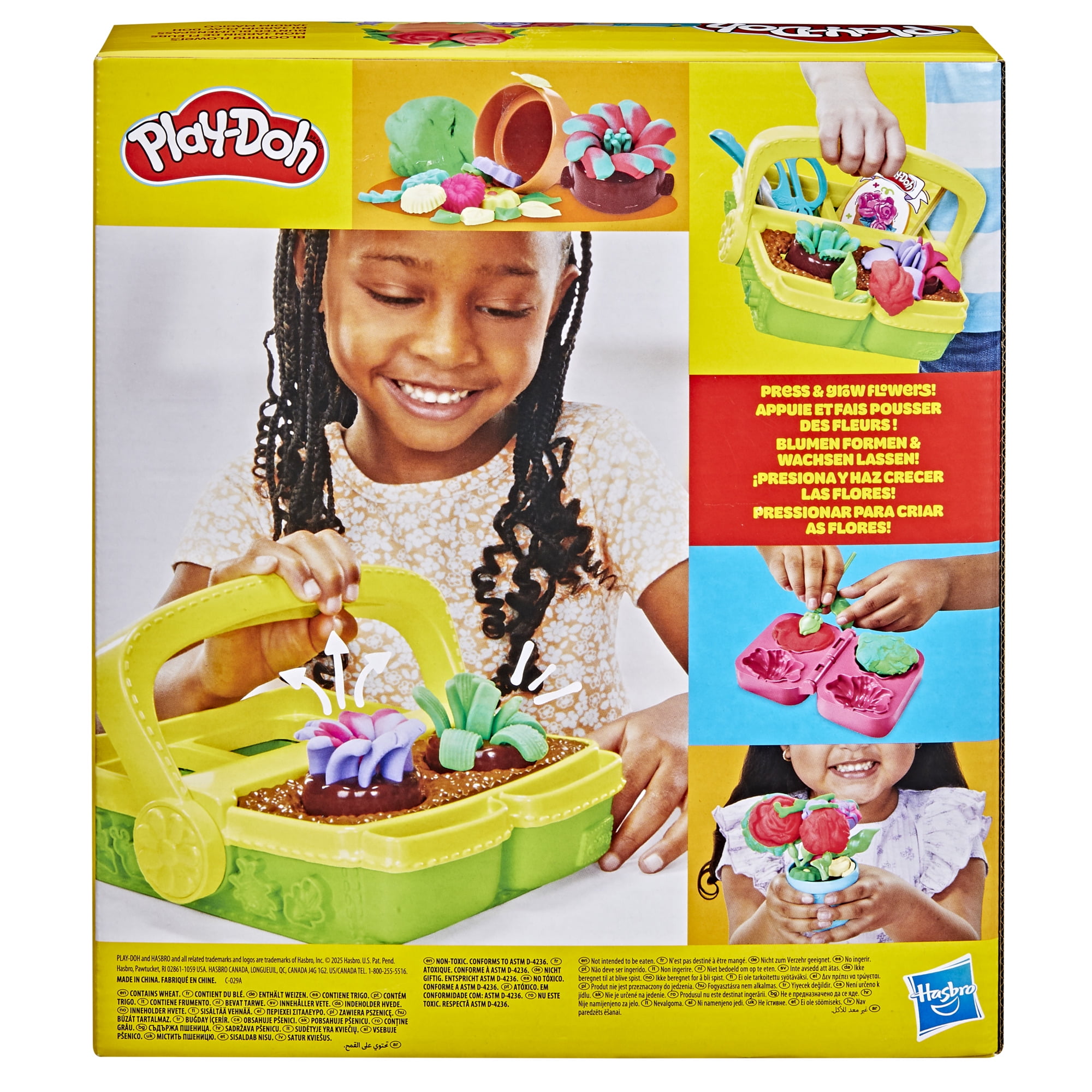 Play-Doh Blooming Flower Garden Toy Playset, Nature Pretend Play-Doh Blooming Flower Garden Toy Playset, Nature Pretend