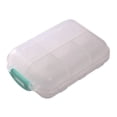 thumbnail image 1 of CSChome Pill Box Foldable Moistureproof Storage Box: Double Layer, Portable Pillbox Dispenser, 1 of 6
