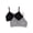 Black/Gray, variant on Wonder Nation Girls Seamless Bra, 2-Pack, Sizes S-XXL