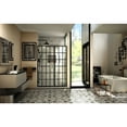 thumbnail image 2 of DreamLine Unidoor Toulon 52-52 1/2 in. W x 72 in. H Frameless Hinged Shower Door in Satin Black, 2 of 9