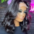 thumbnail image 4 of Human Hair Wig , Bob Wigs for Women Human Hair 180% Density Lace Front Wig 4X4 Pre Cut Lace Wear Go Glueless Wig, 4 of 6