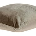 thumbnail image 7 of Parkland Collection Druzy Taupe Solid Decorative Throw Pillow, 20 x 20 Cotton Blend Square Pillow, 7 of 7