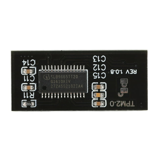 Módulo de Seguridad de Cifrado, Procesador de Cifrado Independiente de 20 Pines Módulo TPM 2.0 PCB Durable Para 20 Pines SPI TPM2.0 Para Computadora