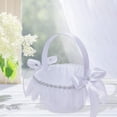 thumbnail image 2 of Cesta de flores para niña de estilo europeo para boda, accesorios de novia con símbolo dulce para Opción 7, 2 of 7