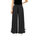 thumbnail image 6 of Lmnyox Wide Leg Pants for Girls Fashion Cute Baggy High Waist Trousers Lightweight Solid Color Workout Pants, 6 of 8