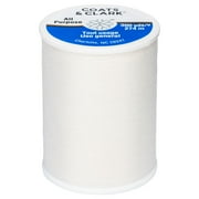 Coats & Clark All Purpose Winter White Polyester Thread, 300 Yards