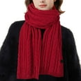 thumbnail image 7 of Extra Long Knit Scarf for Men and Women Soft Warm Winter Fashion Accessory, 7 of 7