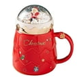 thumbnail image 3 of WeiLaiKeQi Ceramic Christmas Mug Breakfast Mug Xmas Mug for Boys Girls Men Women Family Red, 3 of 9
